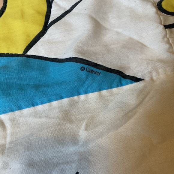 Vintage Disney Baby Crib Blanket Quilted Donald Goofy Alarm Clock Teddy 54”x36” - Picture 11 of 11